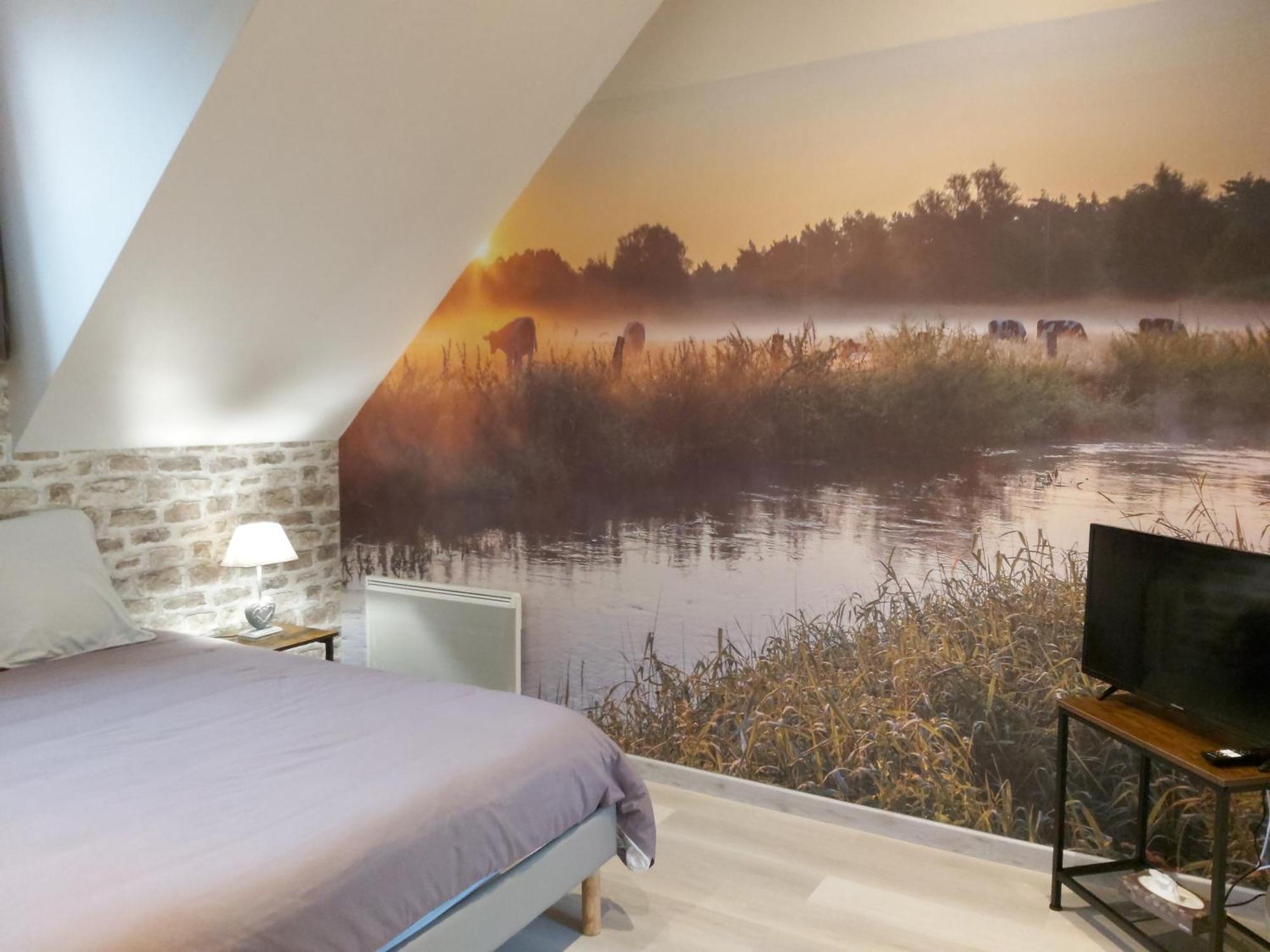 Le Bonheur Des Plumes Bed & Breakfast Montmartin-en-Graignes Luaran gambar